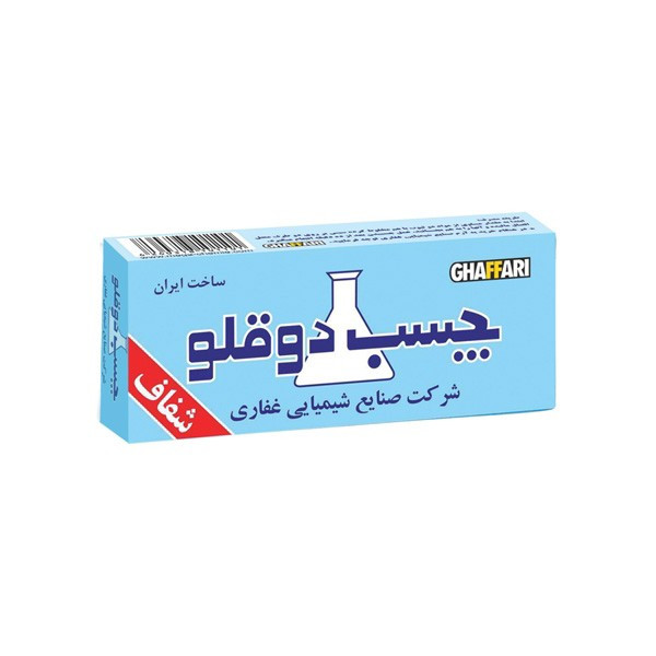 چسب دوقلو مدل غفاری شفاف